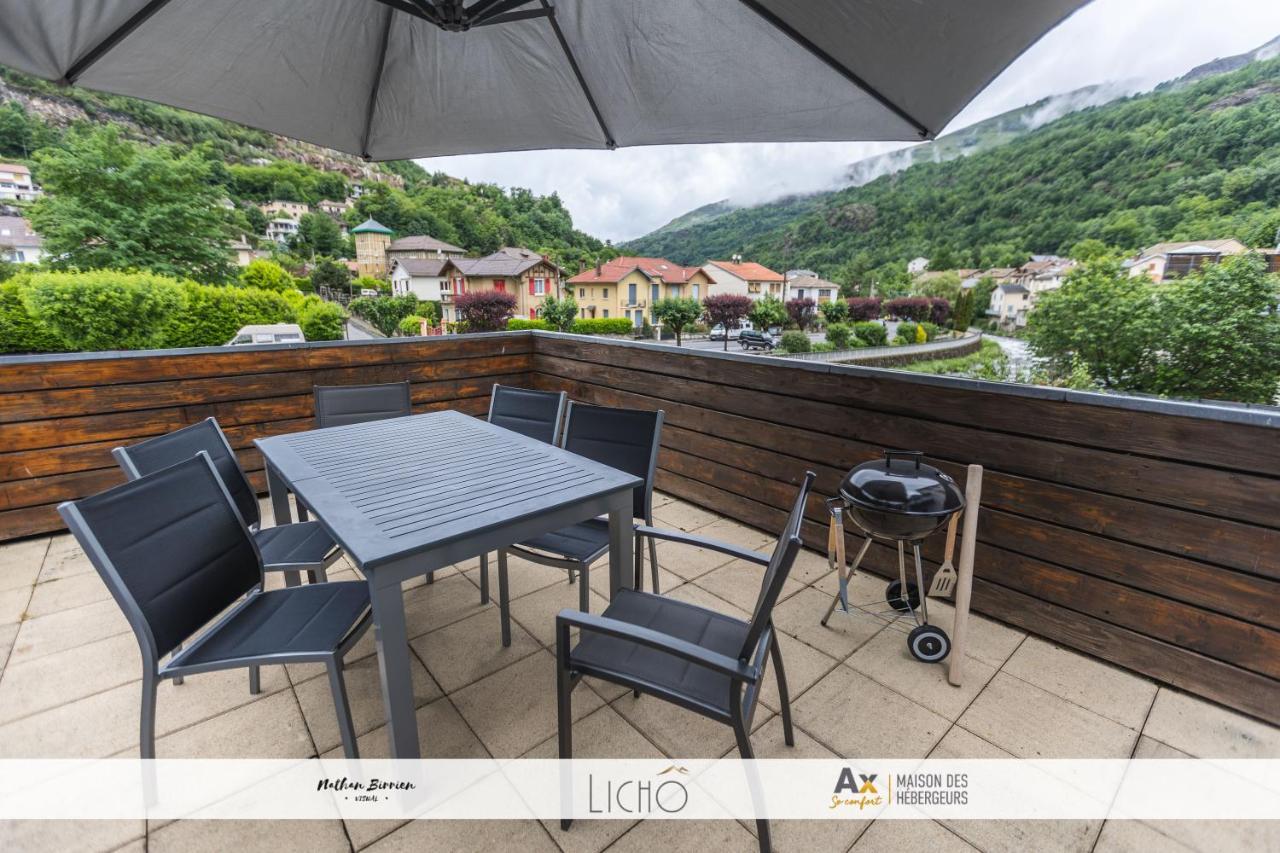 La Terrasse Bleue Apartamento Ax-les-Thermes Exterior foto